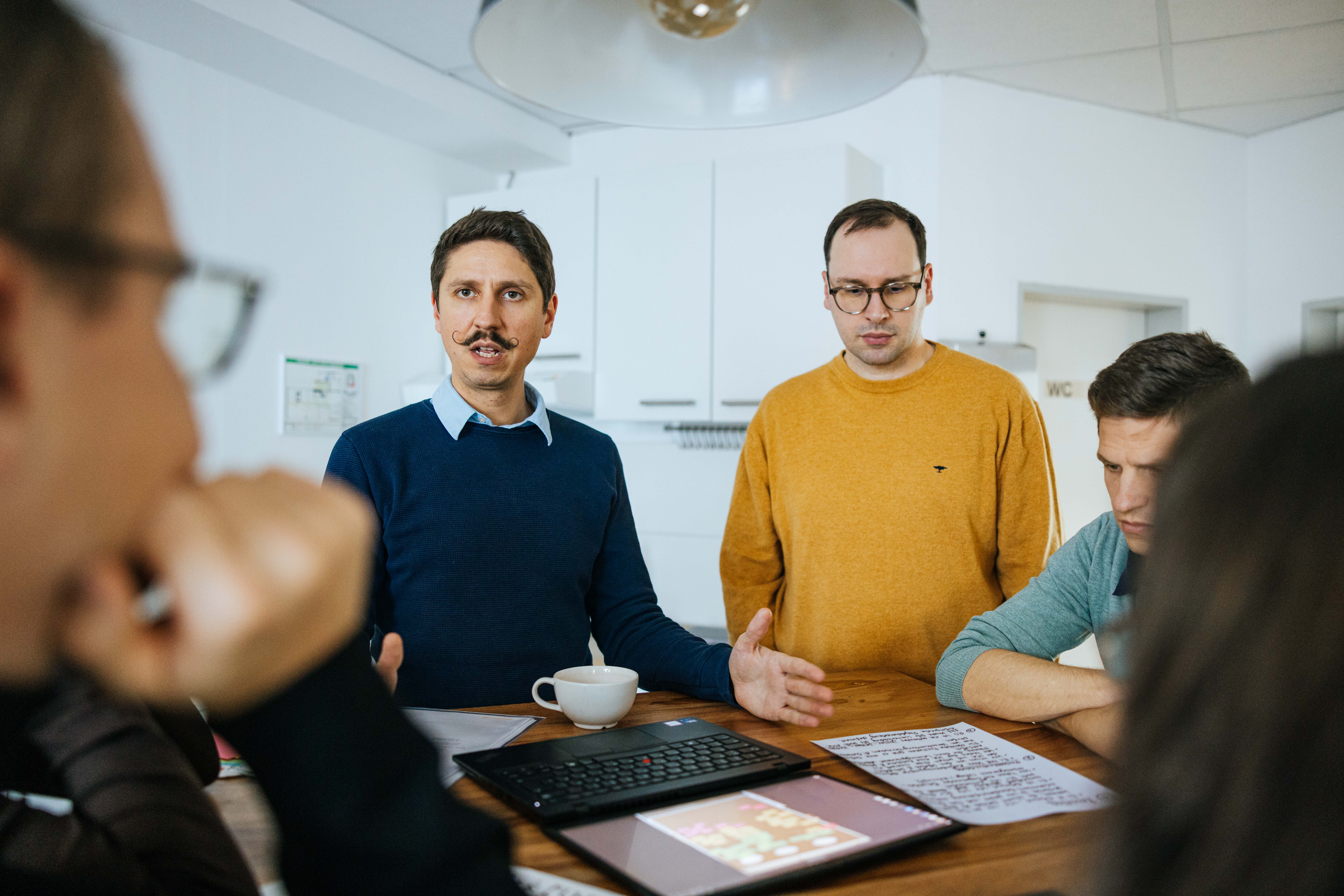 Team in der Besprechung